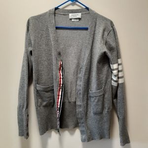 Thom Browne New York grey cardigan replica